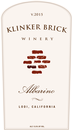 2017 Klinker Brick Albariño Label